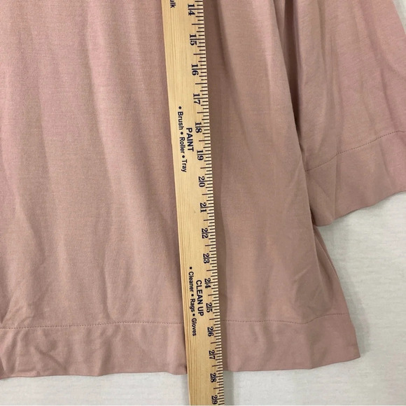 New Ann Taylor Pink Blush Round Neck Soft Stretch Pull-over Long Sleeve Top XL - Picture 7 of 10